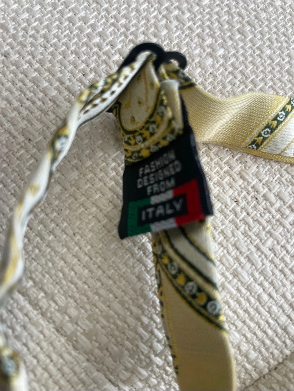 Italian fashion Designer Dickie Bow